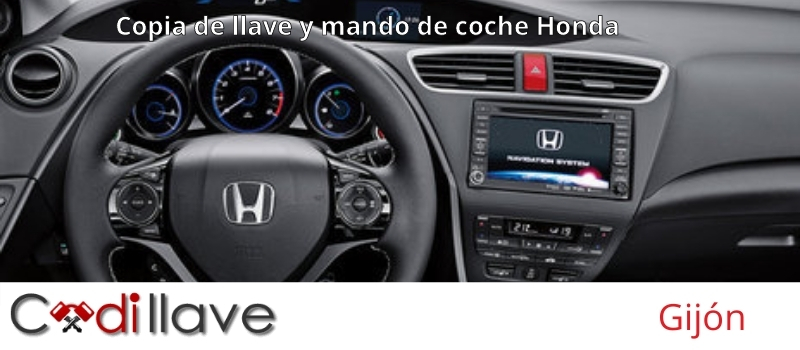 Copias de llaves de Honda en Gijón
